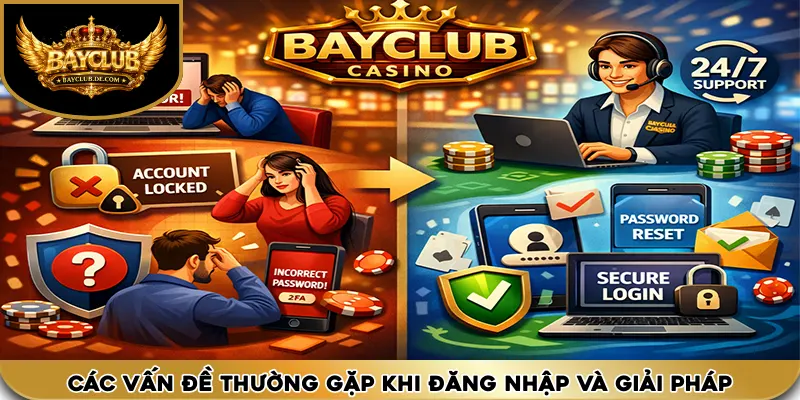 Các vấn đề thường gặp khi đăng nhập và giải pháp