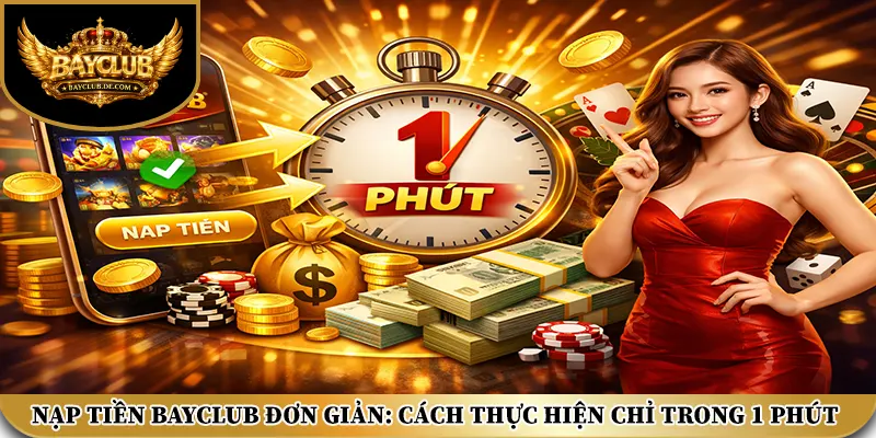 Nạp Tiền Bayclub Đơn Giản Cách Thực Hiện Chỉ Trong 1 Phút